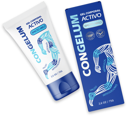 Congelum gel refrescante para el dolor muscular y articular